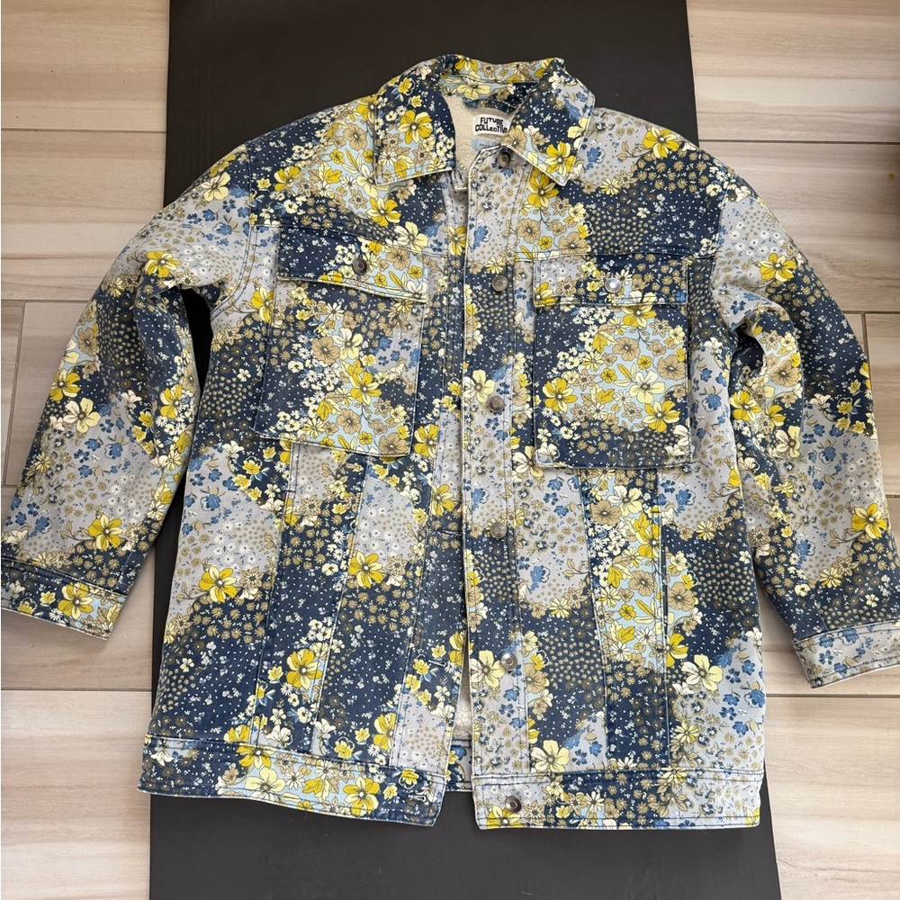 Future Collective Cottagecore Oversized
Trucker Denim Jacket
